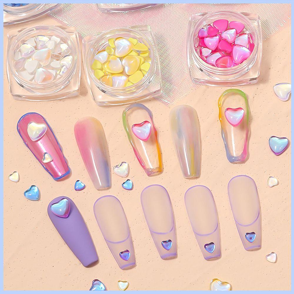 Phụ Kiện Trang Trí Móng Tay Nghệ Thuật Đầy Màu Sắc Cực Quang Hece|Trang Sức Vòng Cổ