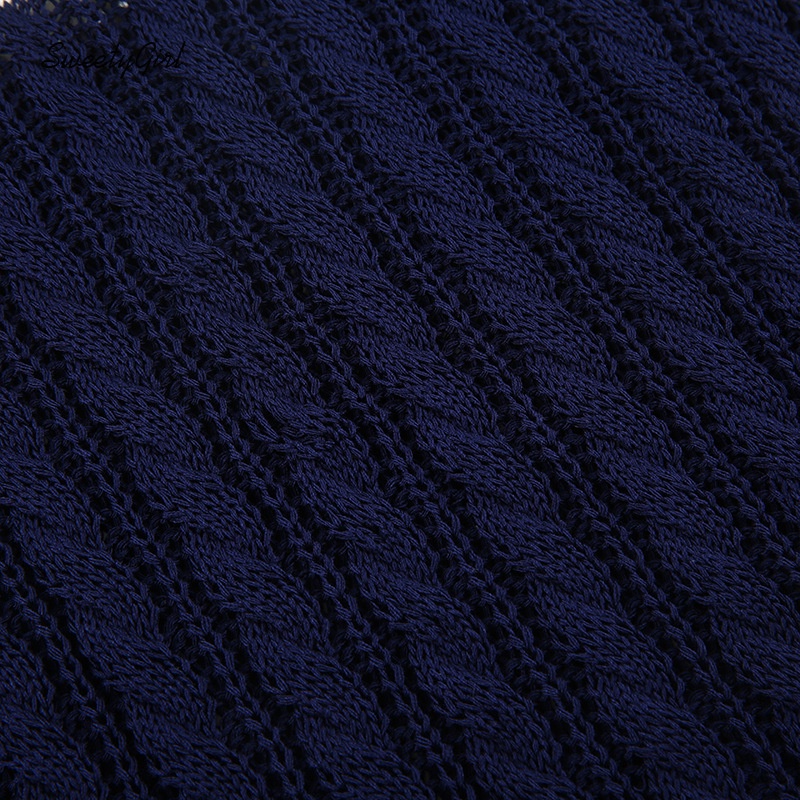 Áo Sweater Dệt Kim Cổ V Tay Dài Ôm Eo Phối Màu Tương Phản Thời Trang 2022 Cho Nữ