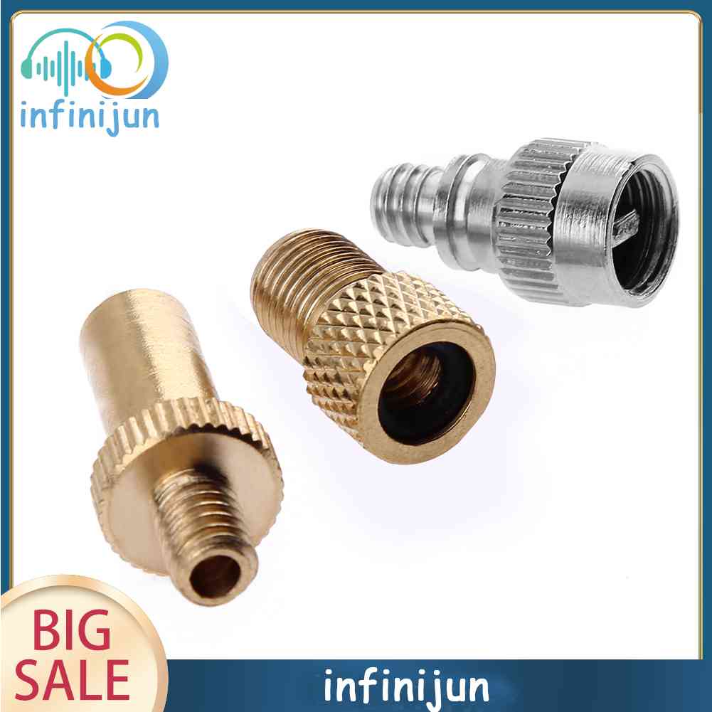Bộ Chuyển Đổi Van Presta Sang Schrader + Ống Nối Van Presta Cho Xe Đạp