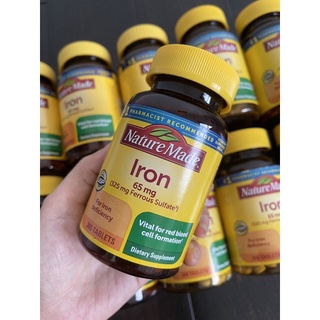 Vien uống bổ sung sắt Nature Made Iron Mỹ