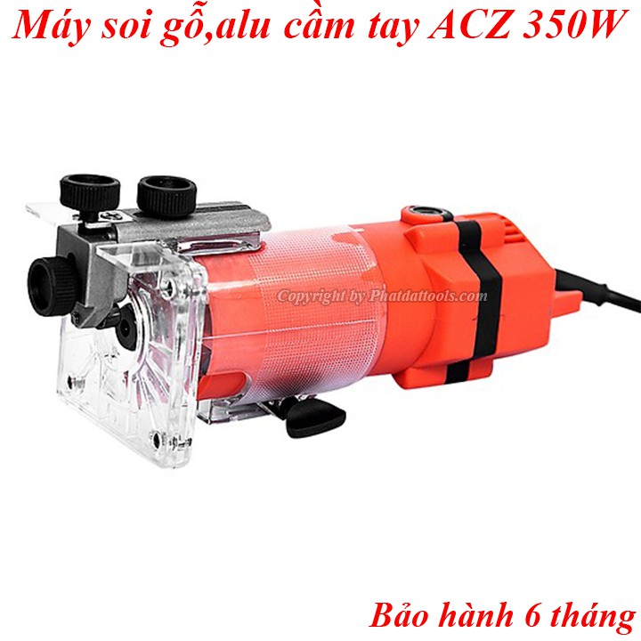 Máy Soi Gỗ,Alu ACZ 3703 Công Suất 350W-Hàng Chính Hãng-Tặng Kèm Mũi Soi Gấp Mép Alu