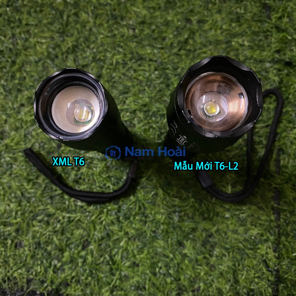 Đèn pin siêu sáng XML-T6/ T6 L2 Cao cấp chống nước mẫu mới 2022