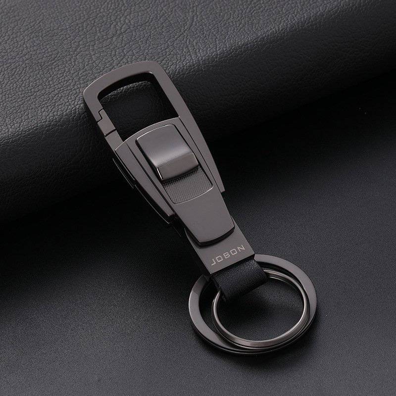 Móc khoá ô tô xe máy Jobon ZB-8716 cao cấp có móc treo đỉa quần