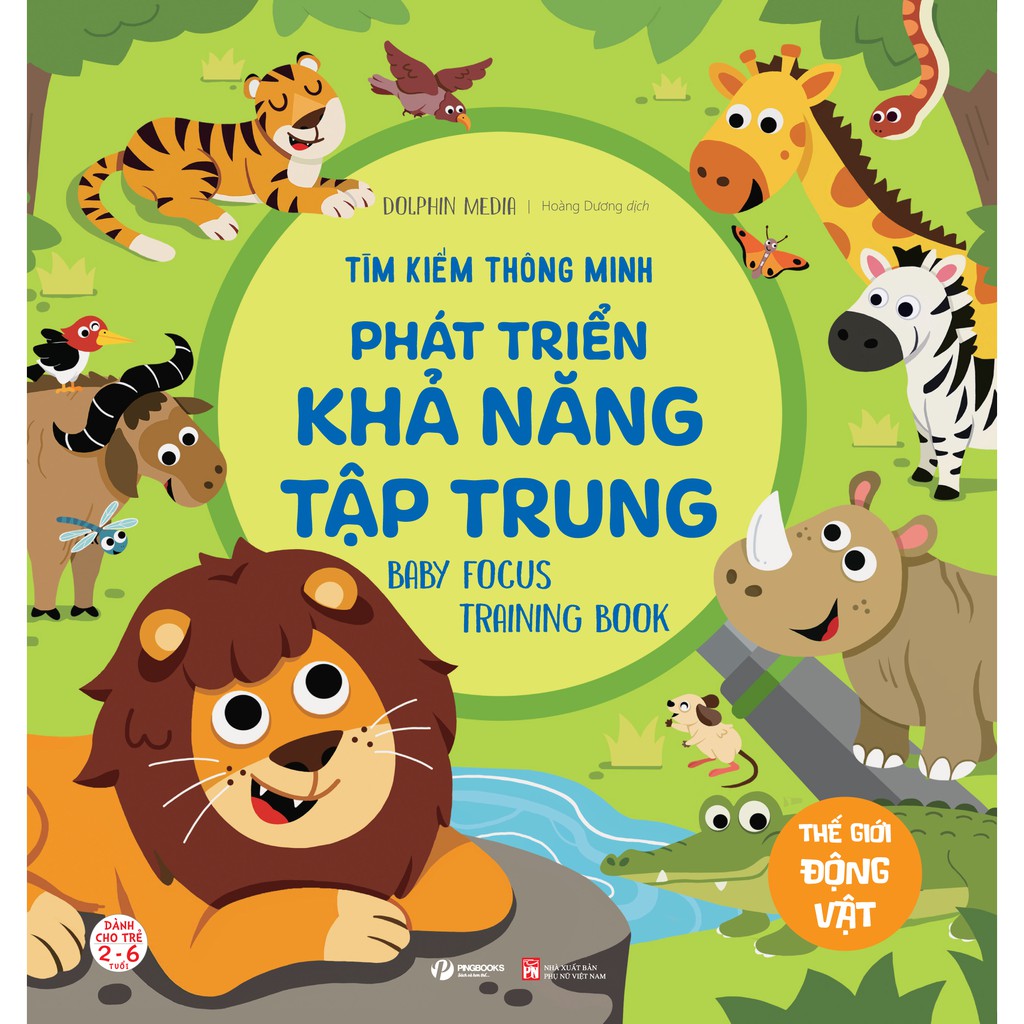 Sách - Tìm kiếm thông minh - Phát triển khả năng tập trung - Dolphin Media - Sách tương tác