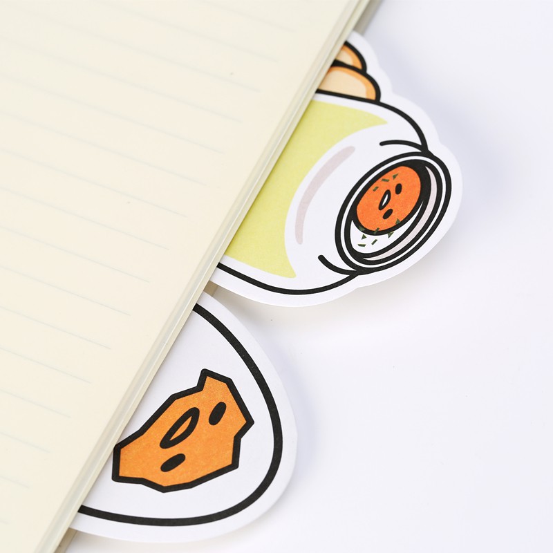 Sticky Note, Post It Note Mini Hình Quả Trứng Lười Gudetama Style Nhật Bản