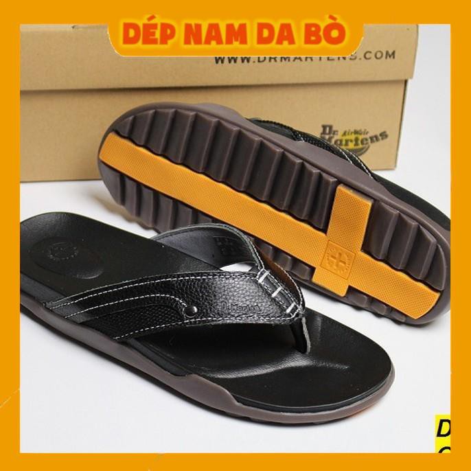 Dép kẹp nam cao cấp - Dép Dr Martens đế êm chính hãng Thái Lan V190 - FREESHIP - FULLBOX