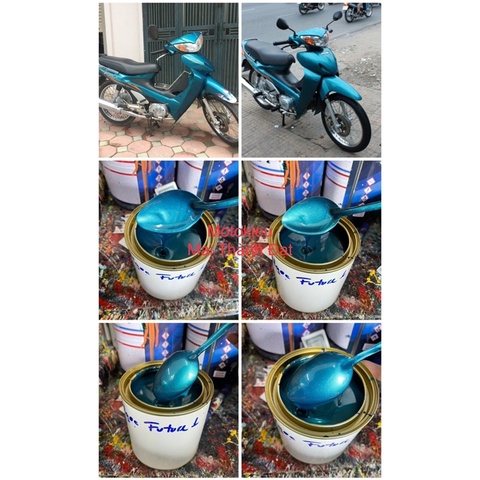 Màu Sơn Xanh Ngọc Future1 ( Sơn Oto Xe Máy ) Đóng Lon Tự Chọn