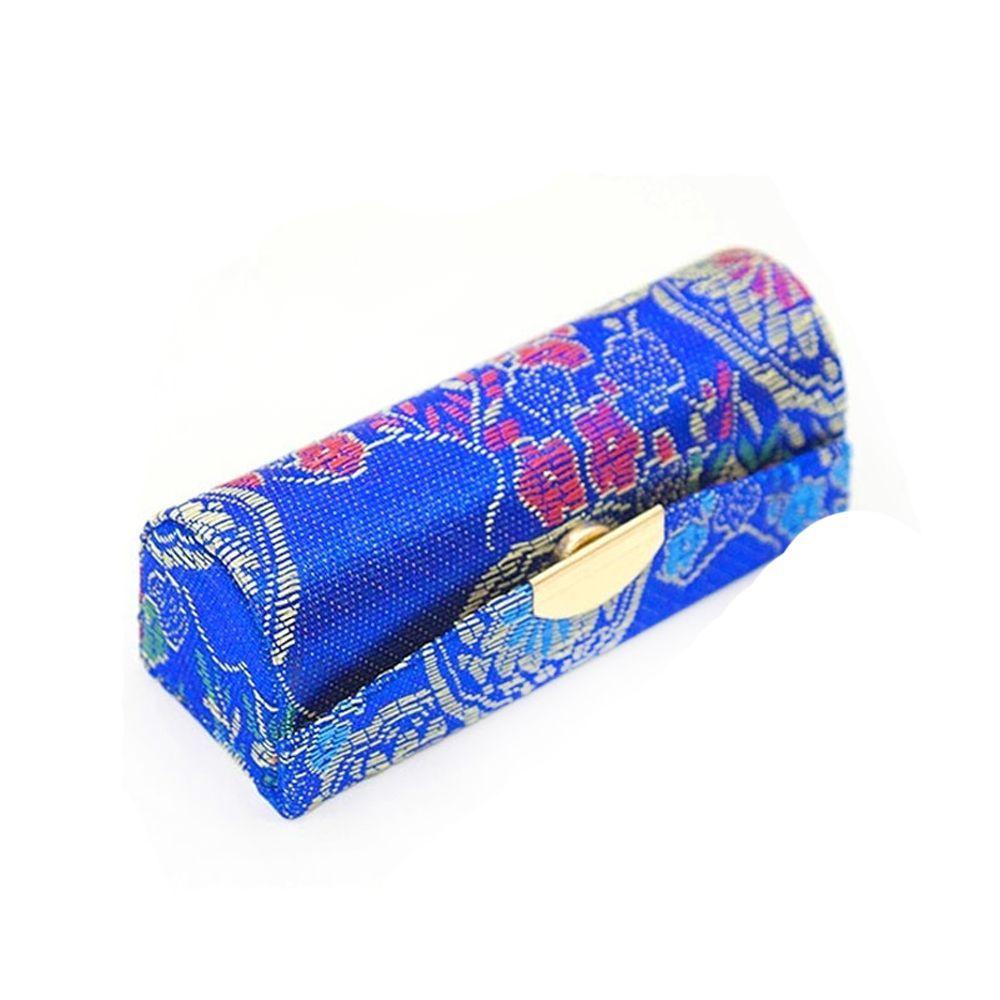 Lloyd Hộp Đựng Son Môi Trang Sức Thời Trang Bằng Lụa Satin Thiết Kế Thời Trang Có Gương Kèm Hộp Đựng Son Môi