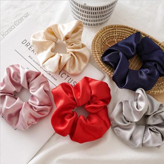 [Hot Trend] Dây Buộc Tóc Scrunchies - Cột Tóc Ulzzang Satin Lụa Nhiều Màu