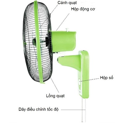 Quạt treo tường ASIA L16018-XV0/L16018-GV0