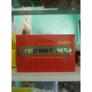 Đau lưng, đau chân đã có Độc Hoạt Tang Ký Sinh Tw3.