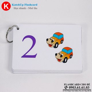 Flashcard tiếng Anh cho bé KatchUp - Số
