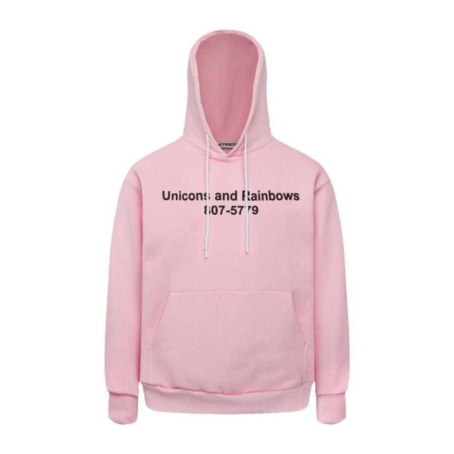 Áo HOODIE Hồng Kì Lân Unicorns Unisex