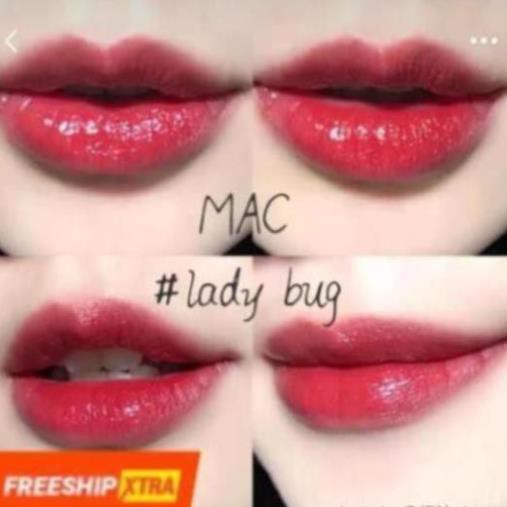 💄💄Son MAC Lady Bug 510 Màu Đỏ Hồng – Lustre