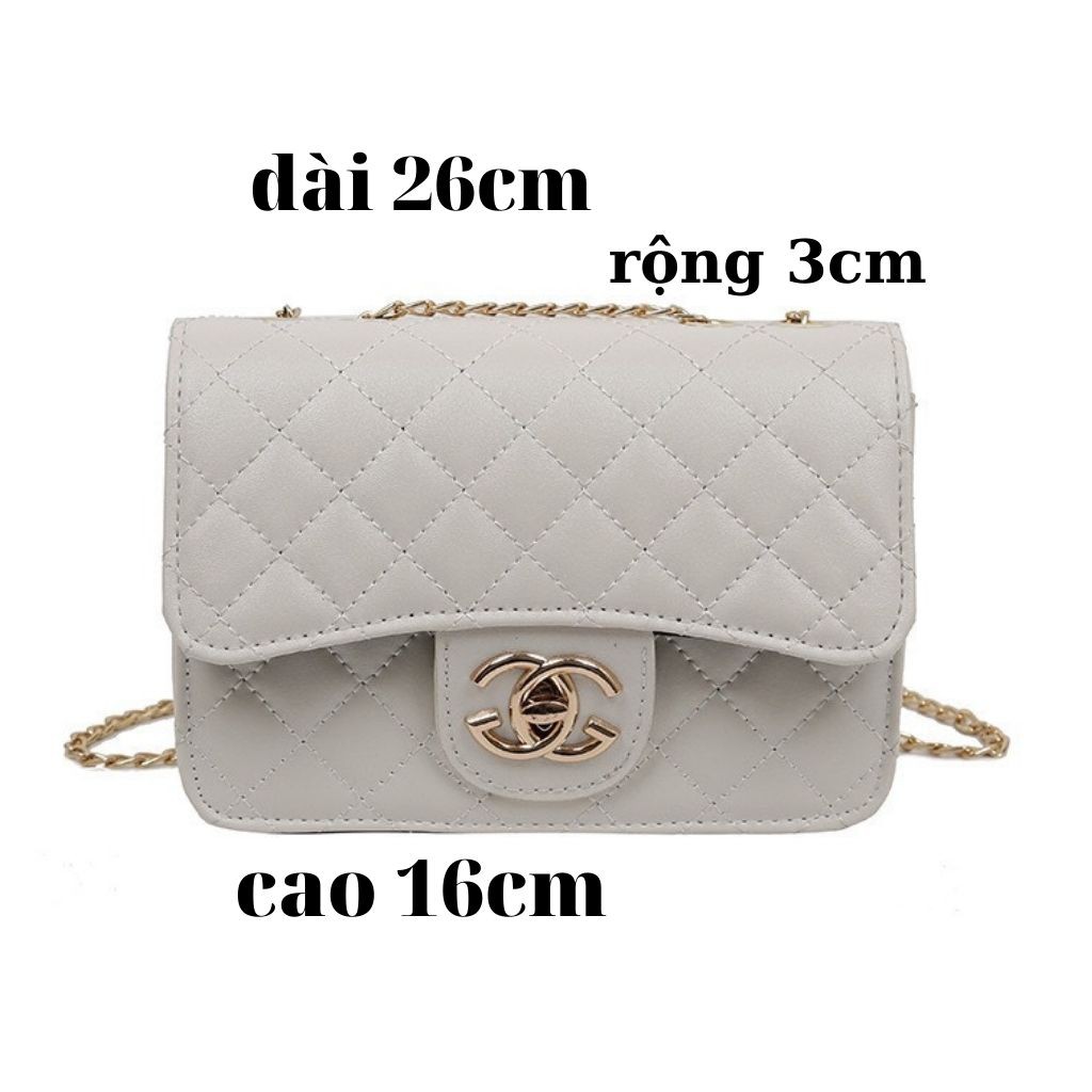 Túi xách nữ đẹp đeo chéo công sở cao cấp ❤️Free Ship❤Ảnh+ Video Thật Da PU Fom đứng có ngăn khóa- size 21 NHÍM SHOP 1