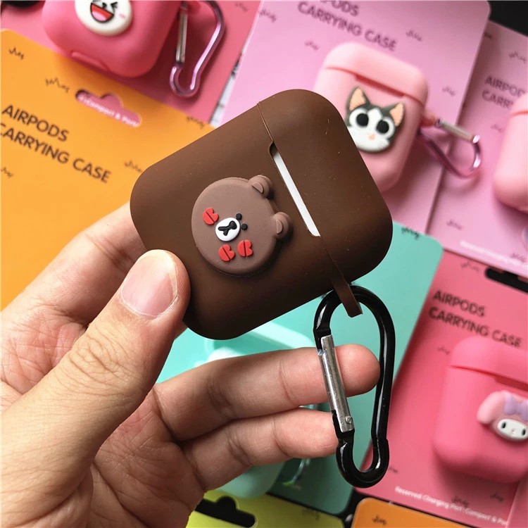 [Được chọn mẫu] Vỏ ốp case bảo vệ airpod airpods chống va đập in hình hoạt hình dễ thương