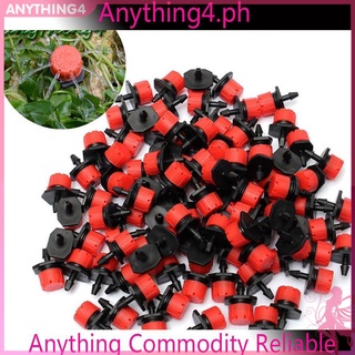 Set 100 Đầu Tưới Nhỏ Giọt 1/4 Inch Có Thể Điều Chỉnh Lưu Lượng Nước