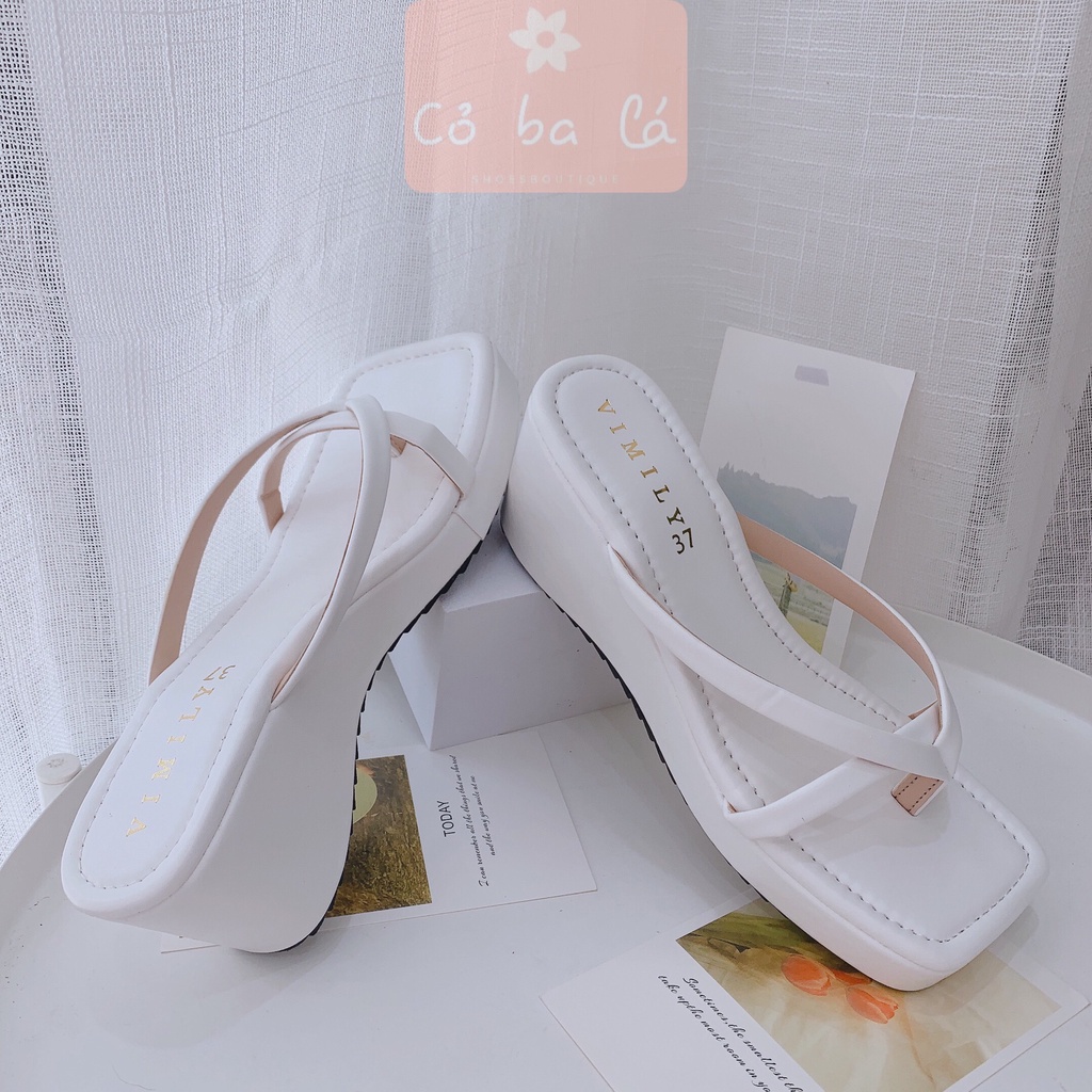 DÉP LÊ COBALA SHOES - DÉP XUỒNG NỮ THỜI TRANG 7 PHÂN CAO CÂP -  D20093100 D22060400