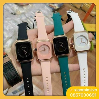 Đồng hồ nữ , đồng hồ dây da mềm siêu đẹp hình vuông đủ màu sắc