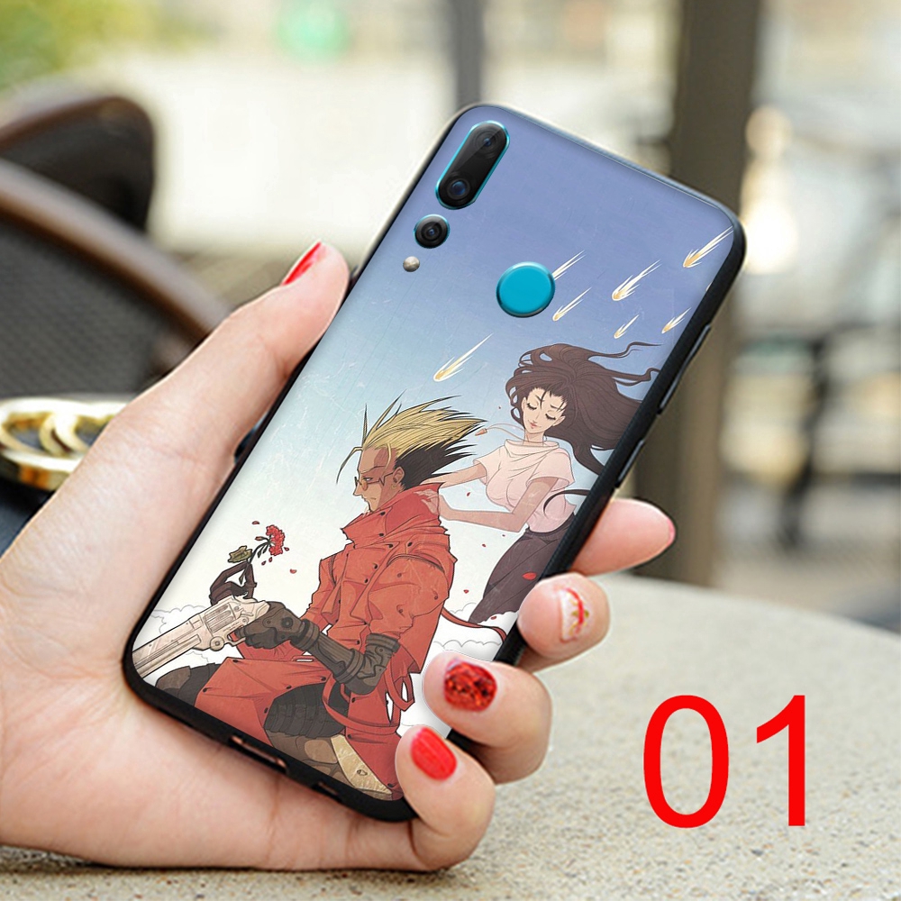 Ốp điện thoại mềm hình Trigun dành cho Xiaomi Mi 10 Redmi 8 8A Note 8 9 Pro Max