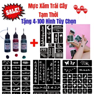Mực Xăm Tạm Thời 15 ngày chống nước