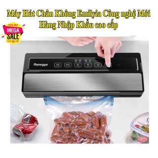 Máy hút chân không Emilya Ronegye Hàn Miệng Túi Tự Động,lực hút mạnh-độ bền cao-dễ dàng vệ sinh-bảo quản