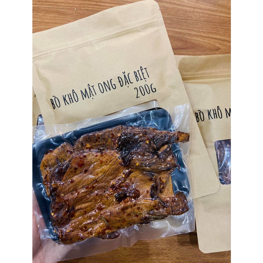 [HN - CHÍNH HÃNG] Bò mật ong đặc biệt, MIXIFOOD tuyệt phẩm thịt bò chất lượng cao, túi 200G SIÊU NGON - ĐẬM ĐÀ