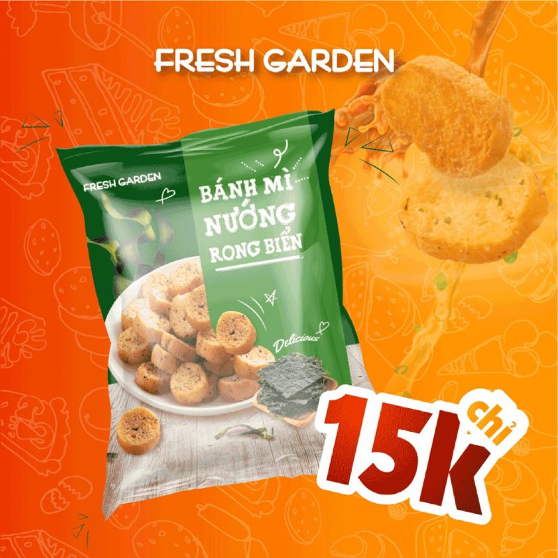 Bánh Mì Nướng Caramen Fresh Garden 52g