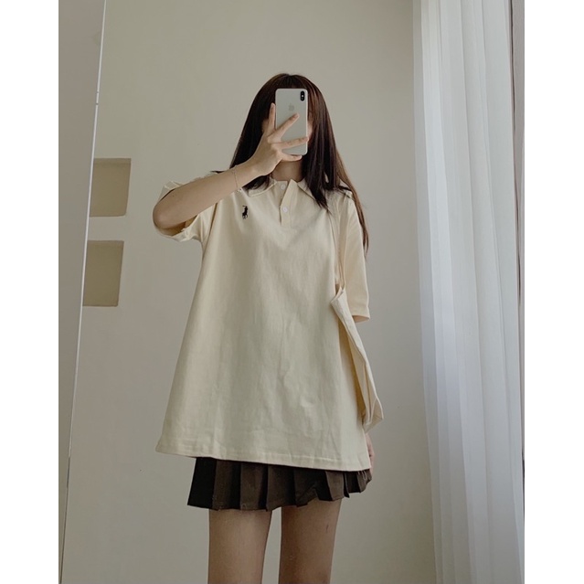 Áo thun polo thêu hưu 3158