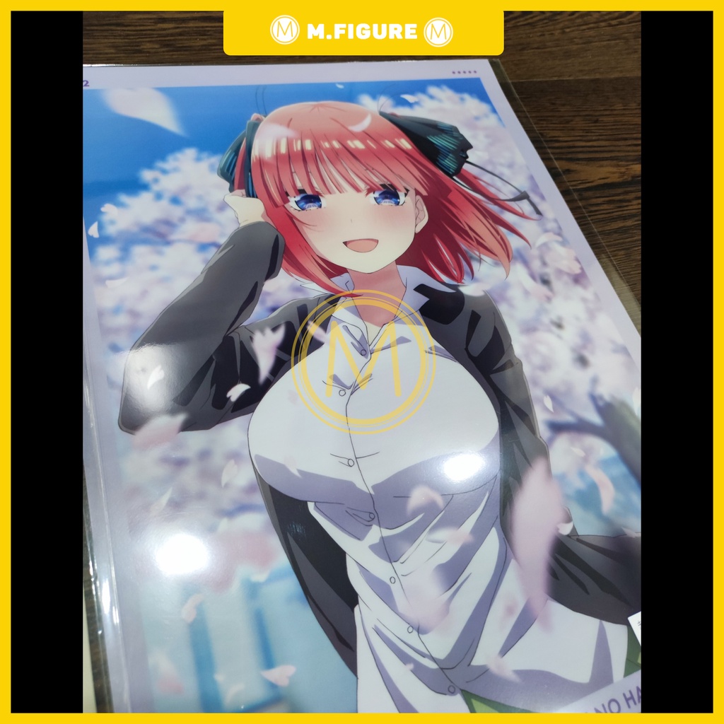 ÁP PHÍCH NHÀ CÓ 5 NÀNG DÂU - GOTOUBUN NO HANAYOME - CLEAR POSTER