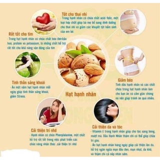 Hạnh nhân rang bơ vỏ mỏng mỹ