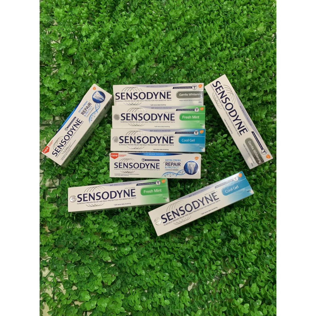 Kem đánh răng Sensodyne Fresh Mint giảm ê buốt 24/7 100g | BigBuy360 - bigbuy360.vn