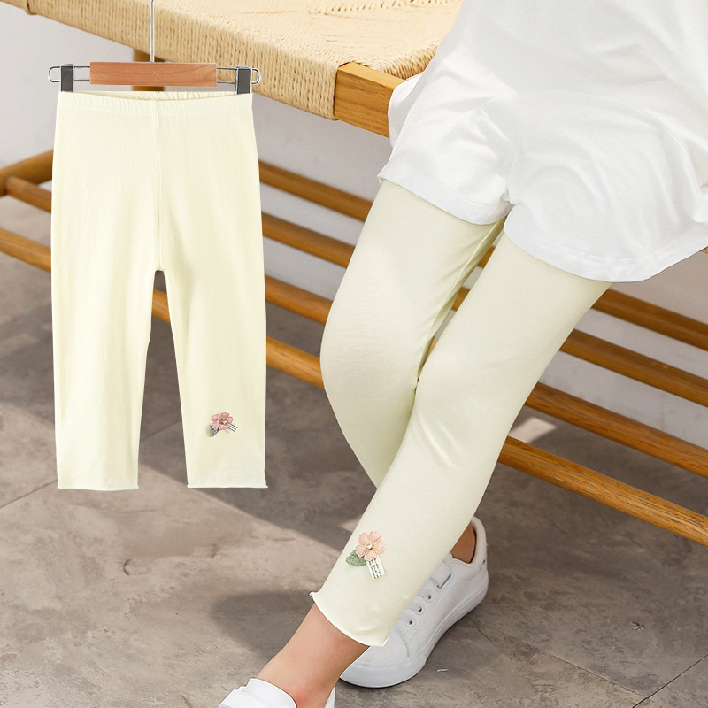 Quần Legging Cotton Thời Trang Xuân Thu 2021 Dành Cho Bé Gái