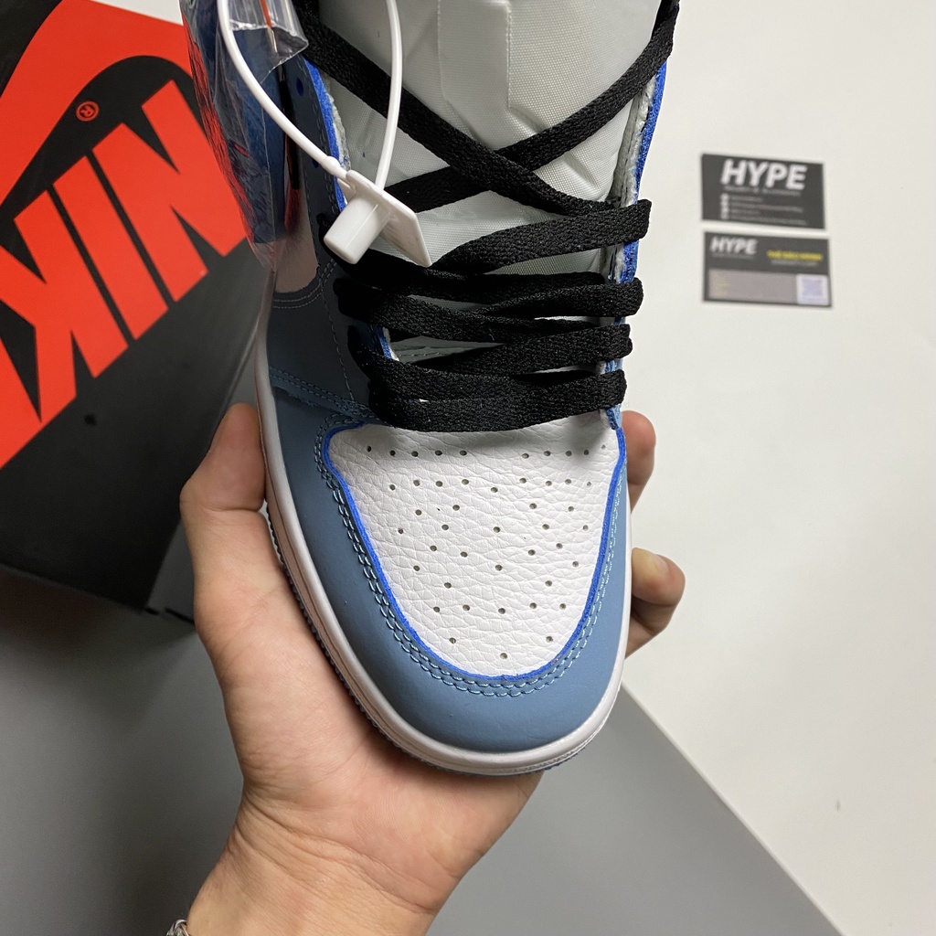 Giày Jordan 1 High University Blue  - Hype Sneaker | Phiên bản 1:1 chuẩn
