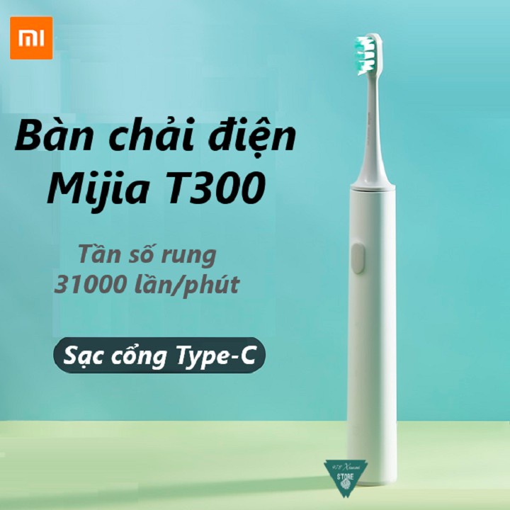 Bàn chải điện Xiaomi Mijia T300 - Bàn Chải Đánh Răng Mijia T300