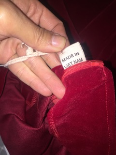 Set váy nhung cho bé gái