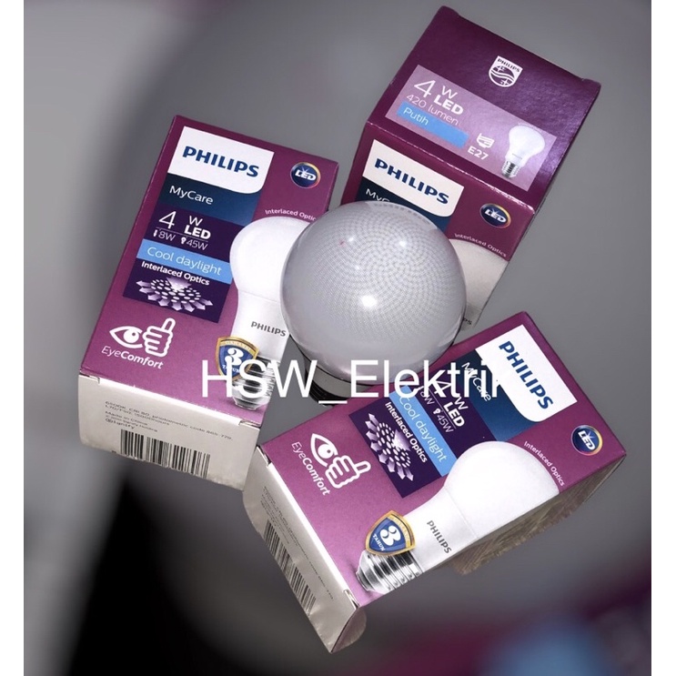 Đèn LED Philips 4WATT (Nhỏ)