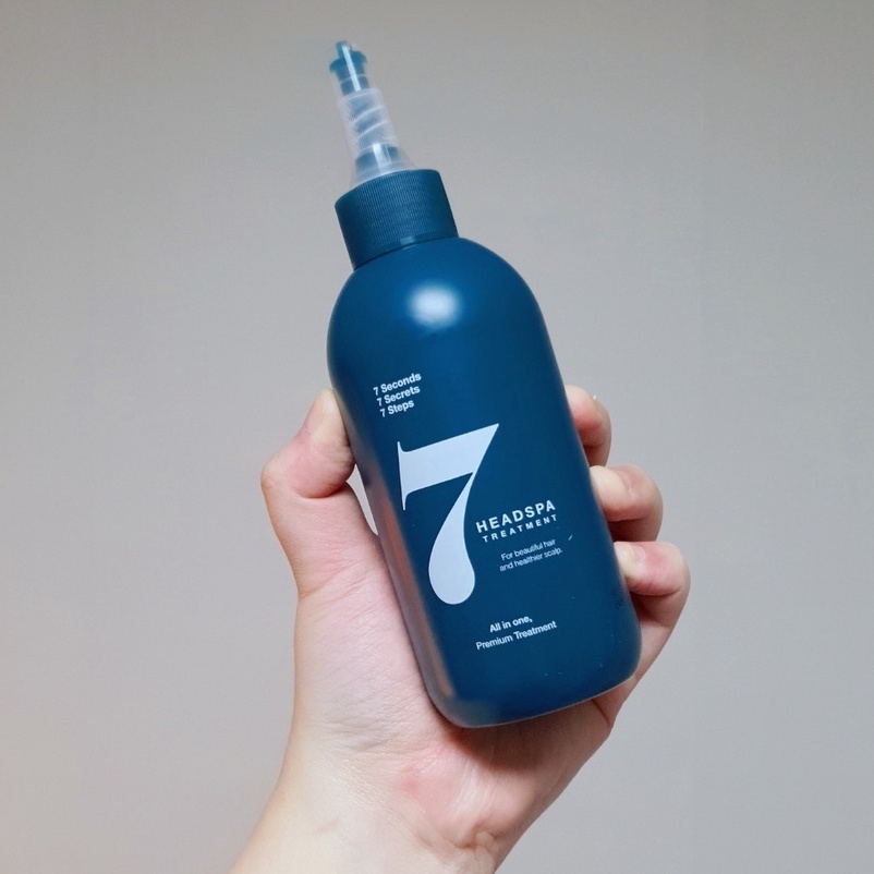 Kem xả cao cấp phục hồi tóc Head Spa 7 Premium Blue Eyes Black Hair Treatment 200ml