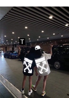 Áo off white phản quang 4 mũi tên TTY472