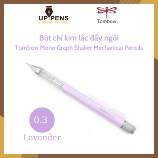 Bút chì bấm kim lắc đẩy ngòi Tombow Mono Graph Shaker Mechanical Pencil – 0.3mm – Lavender