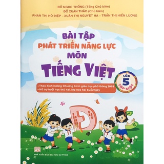 Sách - Bài tập phát triển năng lực môn Tiếng Việt lớp 5 - Tập 1