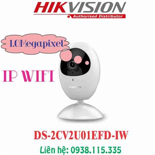 Camera ip cube wifi 1.0 megapixel hikvision ds-2cv2u01efd-iw