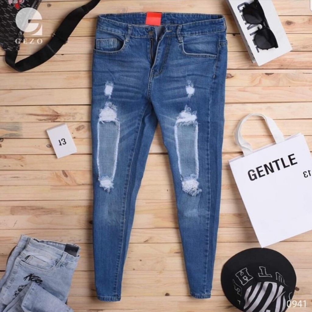 Quần Jean Nam Chất Bò VNXK AD0073TG Xám Chuột Phong Cách Soái Ca Mẫu Mới 2020 (44-70KG)