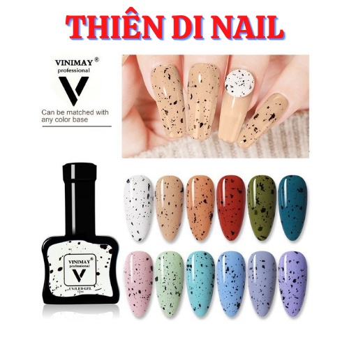 Top vỏ trứng cút Vinimay, sơn gel trứng cút Thiên Di Nail