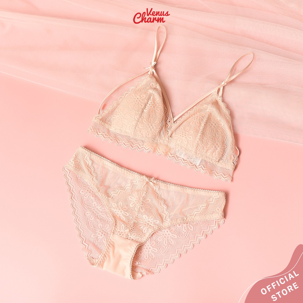 Bộ đồ lót nữ không gọng đệm mỏng thoải mái dễ chịu Bralette Vic Venus Charm | BigBuy360 - bigbuy360.vn