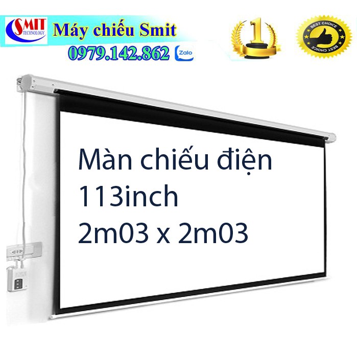 MÀN CHIẾU ĐIỆN 113 INCH - Hàng Chính Hãng Dalite