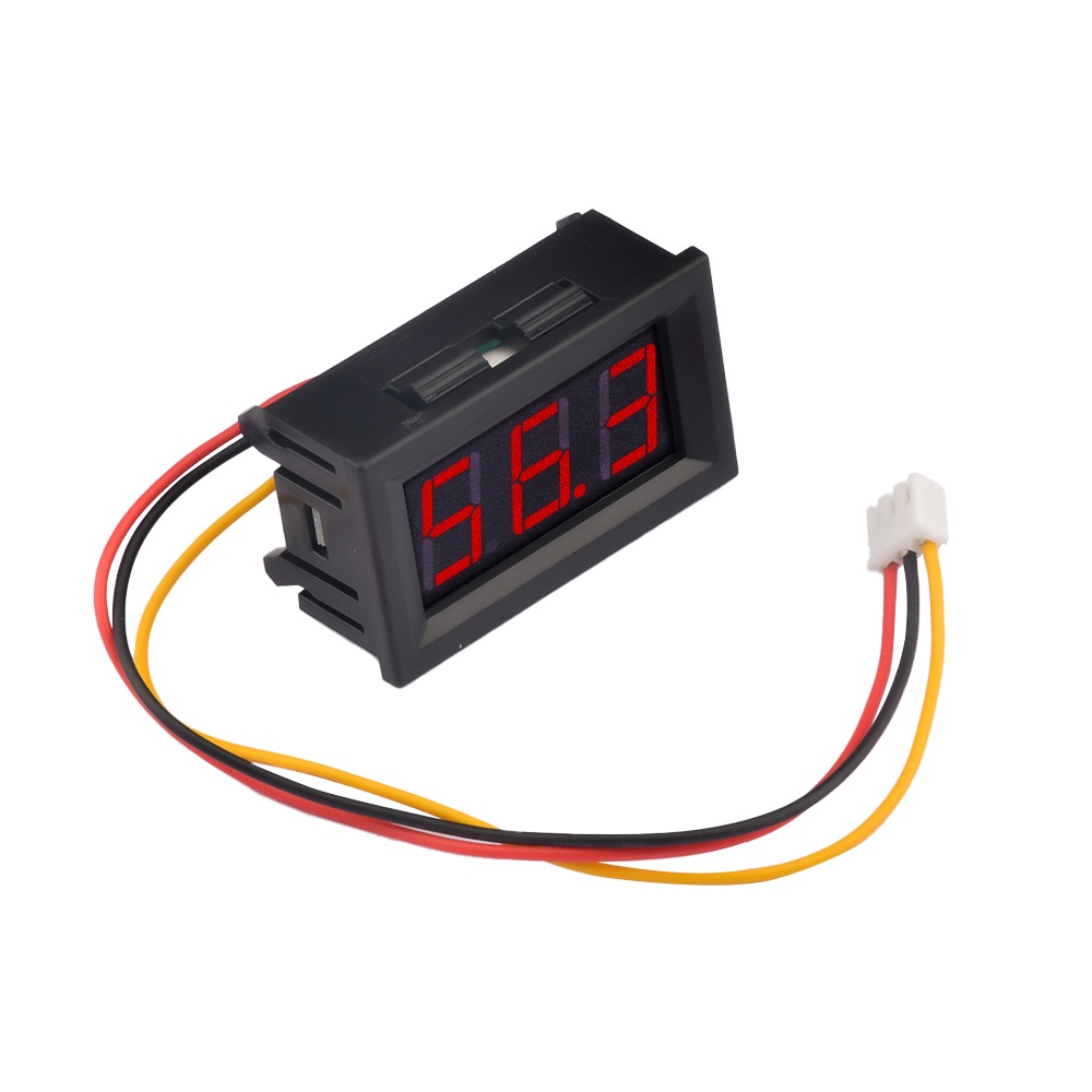 Volt kế kỹ thuật số PCBFUN màn hình LED 0.56&quot; DC 0~99.9V