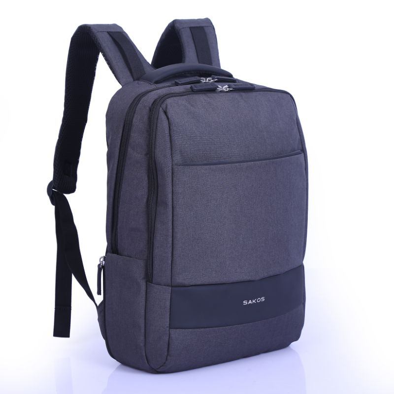 Balo LapTop Sakos Spirit i15- Chất Liệu:Polyester trượt nước - Màu:Black - Navy Ngăn Laptop:15.6 inch 13 X 31 X 44 cm