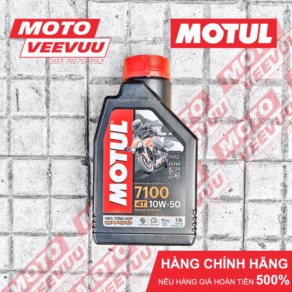 [ĐỐ BẠN KIẾM GIÁ RẺ HƠN] Dầu nhớt xe máy số Motul 7100 10W50 Ester 1L, 1L1, 1L2, 1L3, 1L4