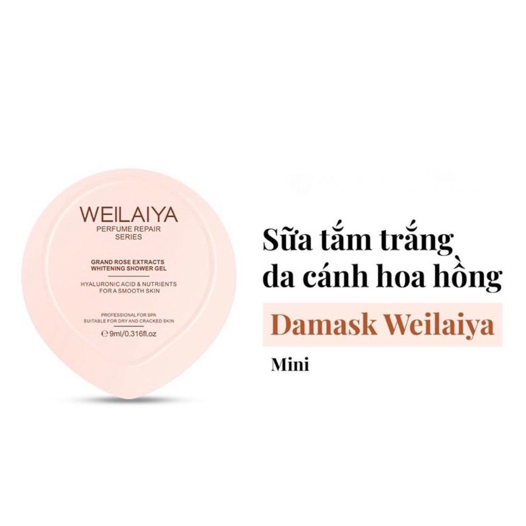 Sữa tắm Trắng Da Hương Nước Hoa WEILAIYA 9ml